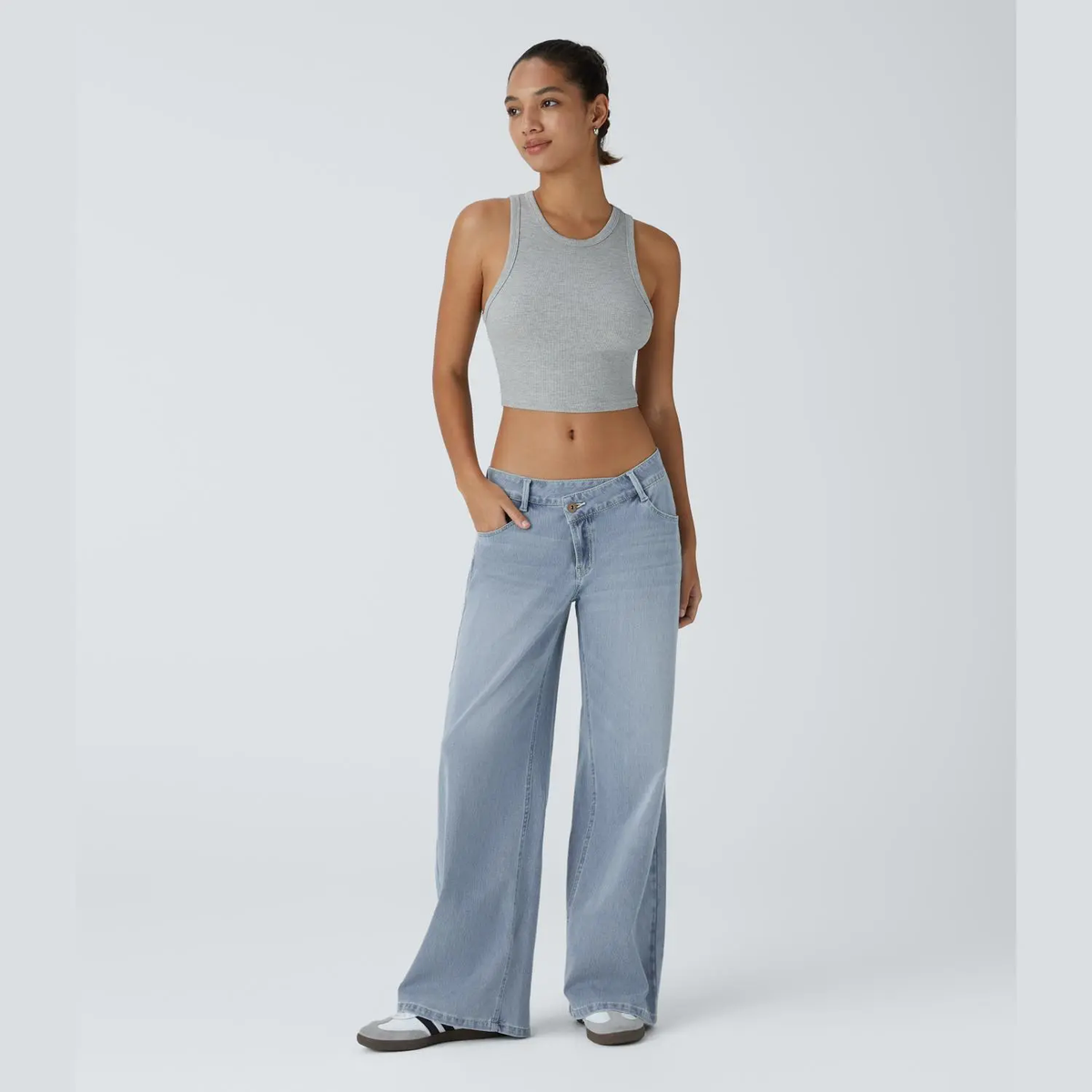 😍Promotion Day 😍Women's Low Rise Wide Leg Jeans