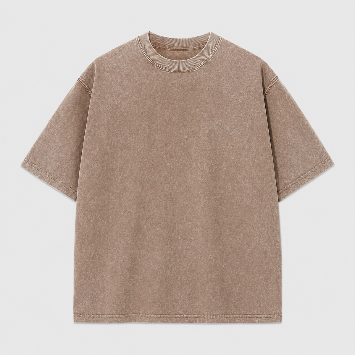 Men’s Plus Size 100% Cotton Acid Wash Oversized Heavyweight Vintage T-Shirt