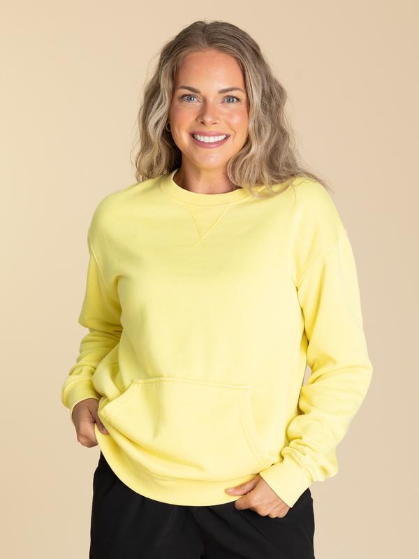 🔥 Pigment Dyed Cozy Campfire Crewneck Sweatshir