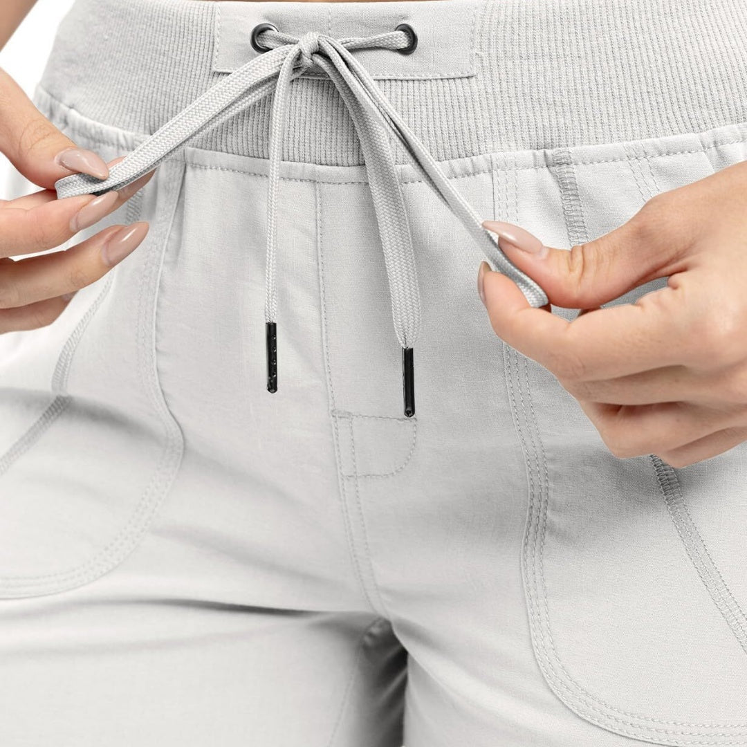 🔥Last day promotion-Women’s Loose Fit Lightweight Capri Cargo Pants – Casual 3/4 Trousers with 6 Pockets