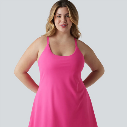 🔥Last day promotion🔥Plush Backless Active Dress-Easy Peezy Edition