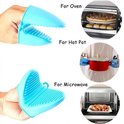 Silicone Heat Resistant Cooking Potholder for Kitchen Cooking & Baking