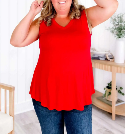 V-neck tank top(-Multiple Colors-)