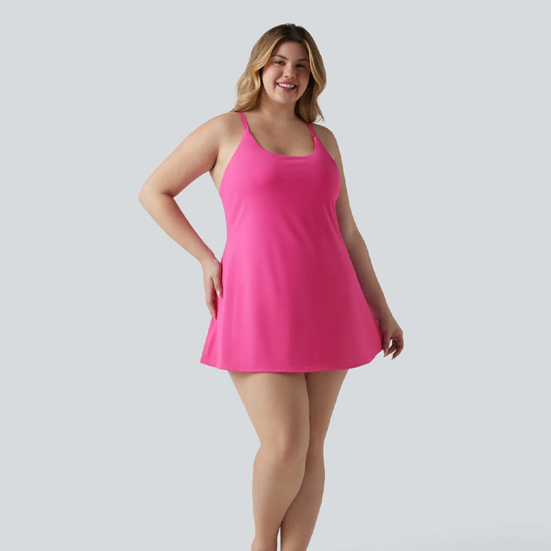 🔥Last day promotion🔥Plush Backless Active Dress-Easy Peezy Edition