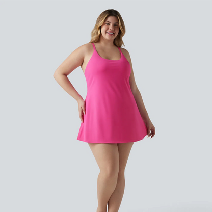 🔥Last day promotion🔥Plush Backless Active Dress-Easy Peezy Edition