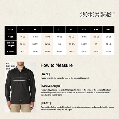 1/4 Zip Work Shirt - Relaxed Fit, Breathable Workwear
