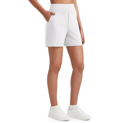 【LAST DAY SALE】Women’s High-Waisted Wide-Leg Comfort Shorts with Pockets