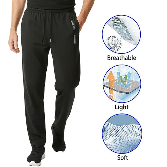 Men's Minimalist Ice Silk Casual Athletic Pants