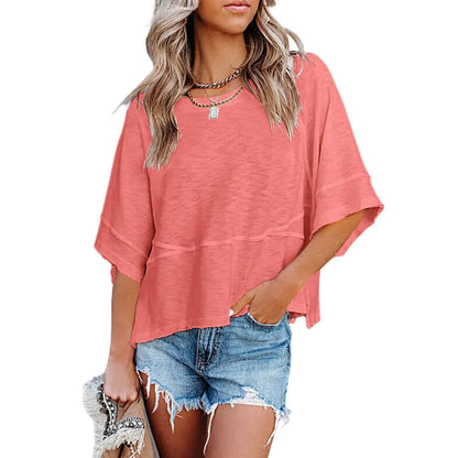 Women's Batwing Half Sleeve T-Shirts Tops