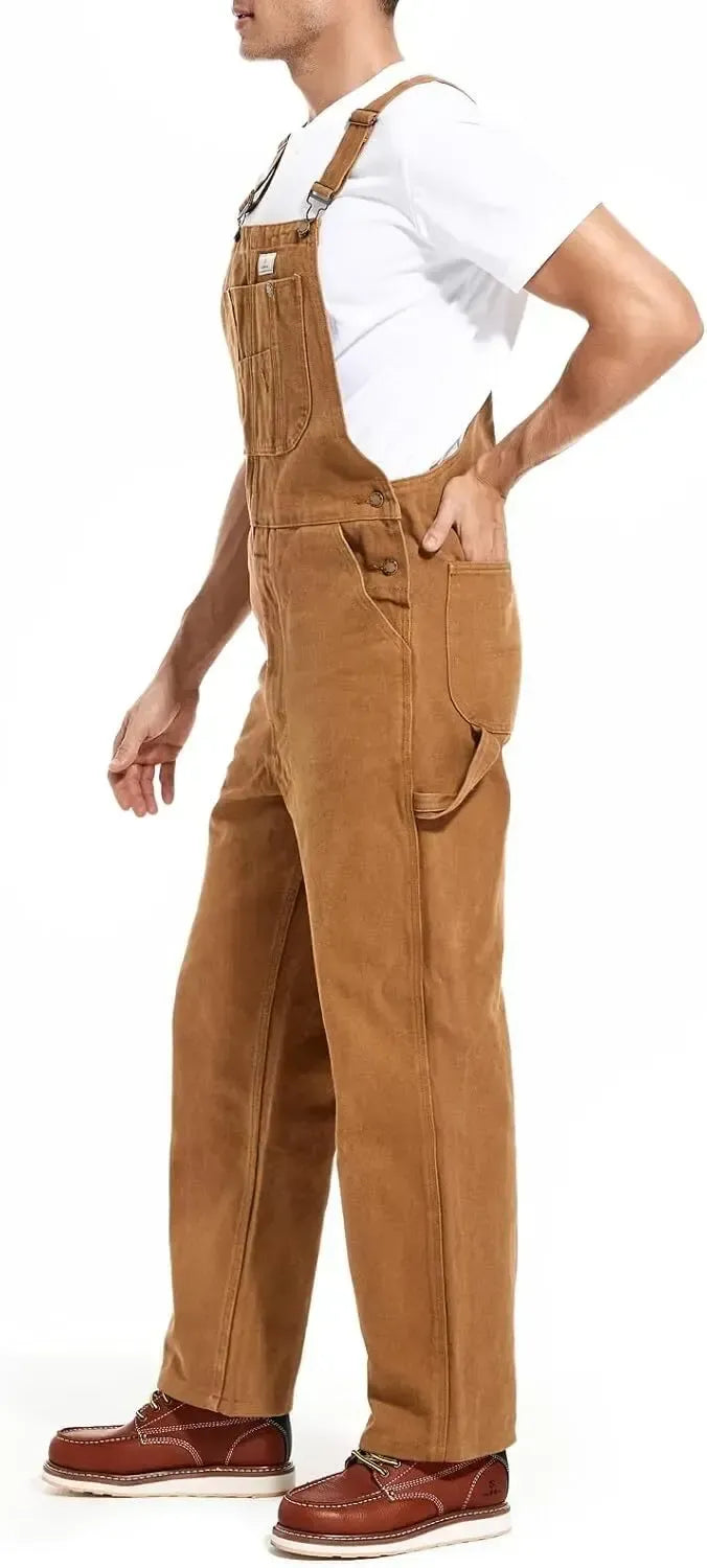 Men's Flex Denim Bib Overalls — Adjustable & Utility Ready