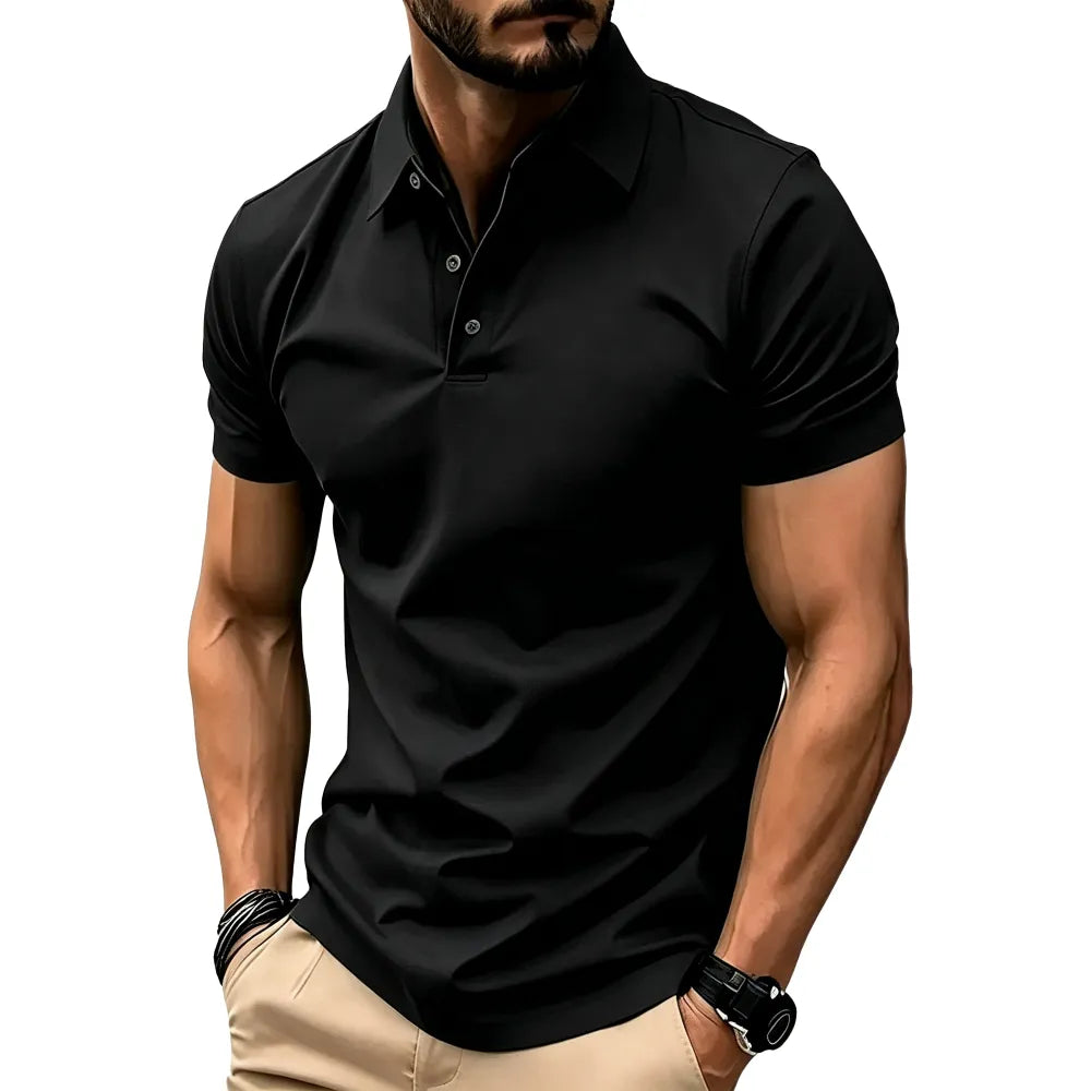 Men's 5-Inch Stretch Chino Shorts - Slim Fit Casual Summer Shorts（1