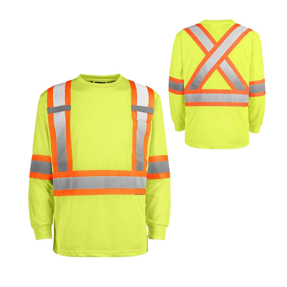 SHIRT ST908 High Visibility Hoodie Long Sleeve Safety Shirt
