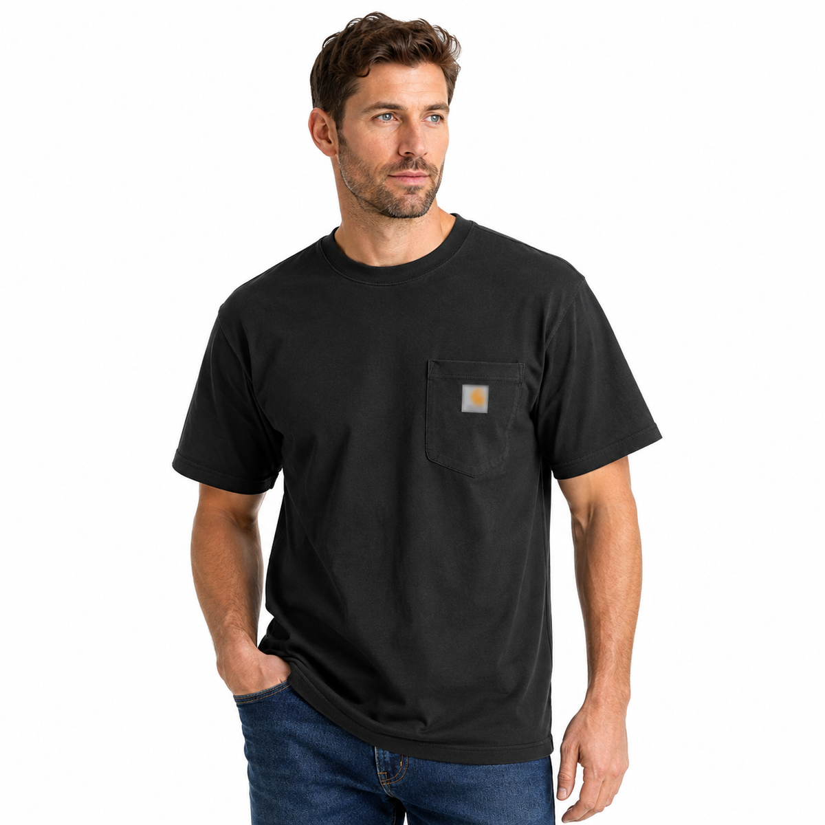 🔥CHT Men's K87 Workwear Loose Fit Heavyweight Short-Sleeve Pocket T-Shirt