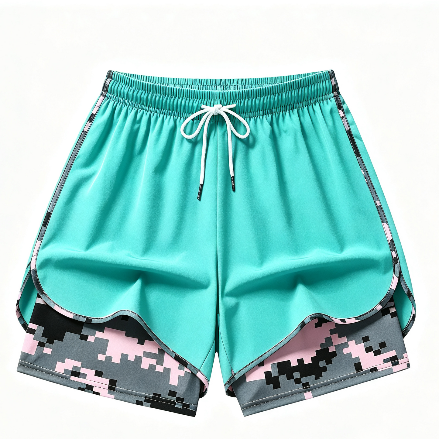 Women’s casual athletic shorts with pockets（1）