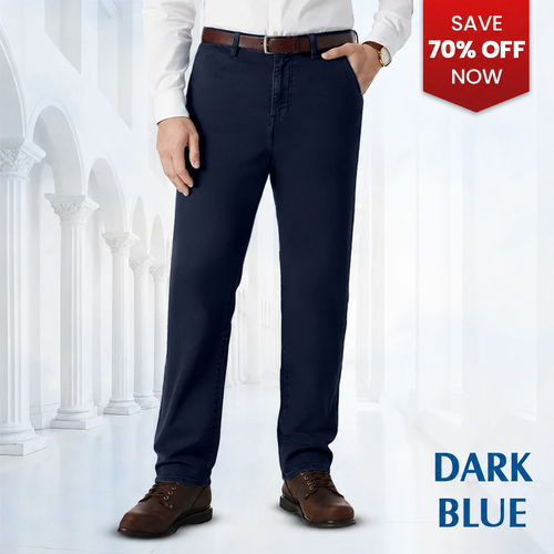 【LAST DAY SALE】Men's Classic Straight Fit Stretch Jeans