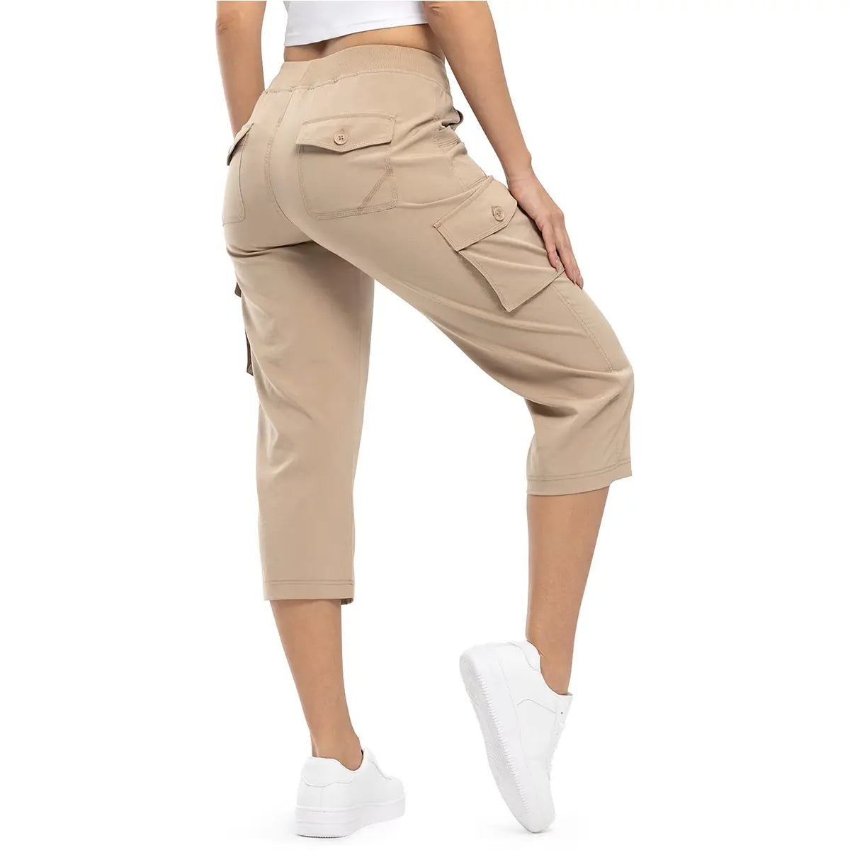 🔥Last Day:90% Off🔥Women's Cargo Capri Pants – Lightweight Loose Fit Summer Pants