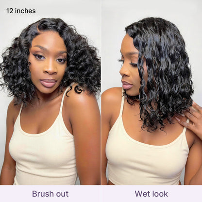 ✨ Ready-to-Go Glueless Water Wave Drawstring Wig