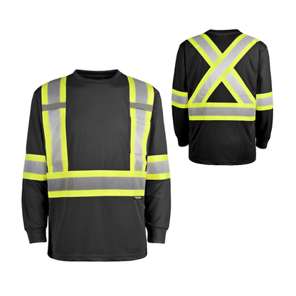 SHIRT ST908 High Visibility Hoodie Long Sleeve Safety Shirt