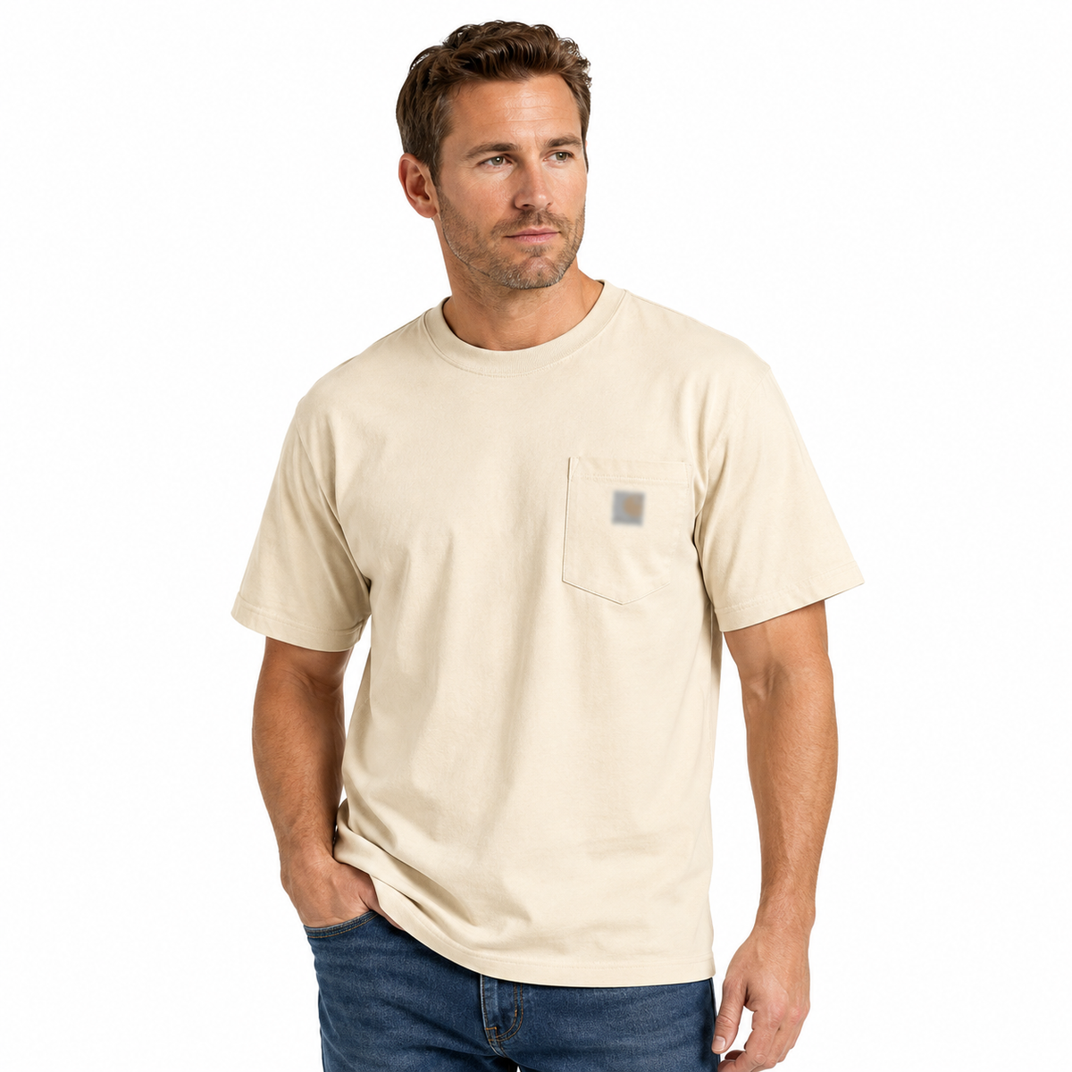 🔥CHT Men's K87 Workwear Loose Fit Heavyweight Short-Sleeve Pocket T-Shirt