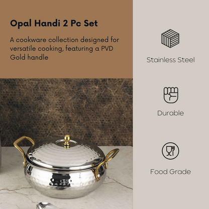 OPAL HANDI HAMMER PVD HANDLE 2PCS SET