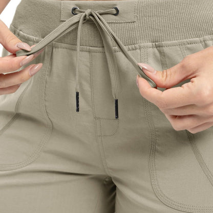 🔥Last day promotion-Women’s Loose Fit Lightweight Capri Cargo Pants – Casual 3/4 Trousers with 6 Pockets
