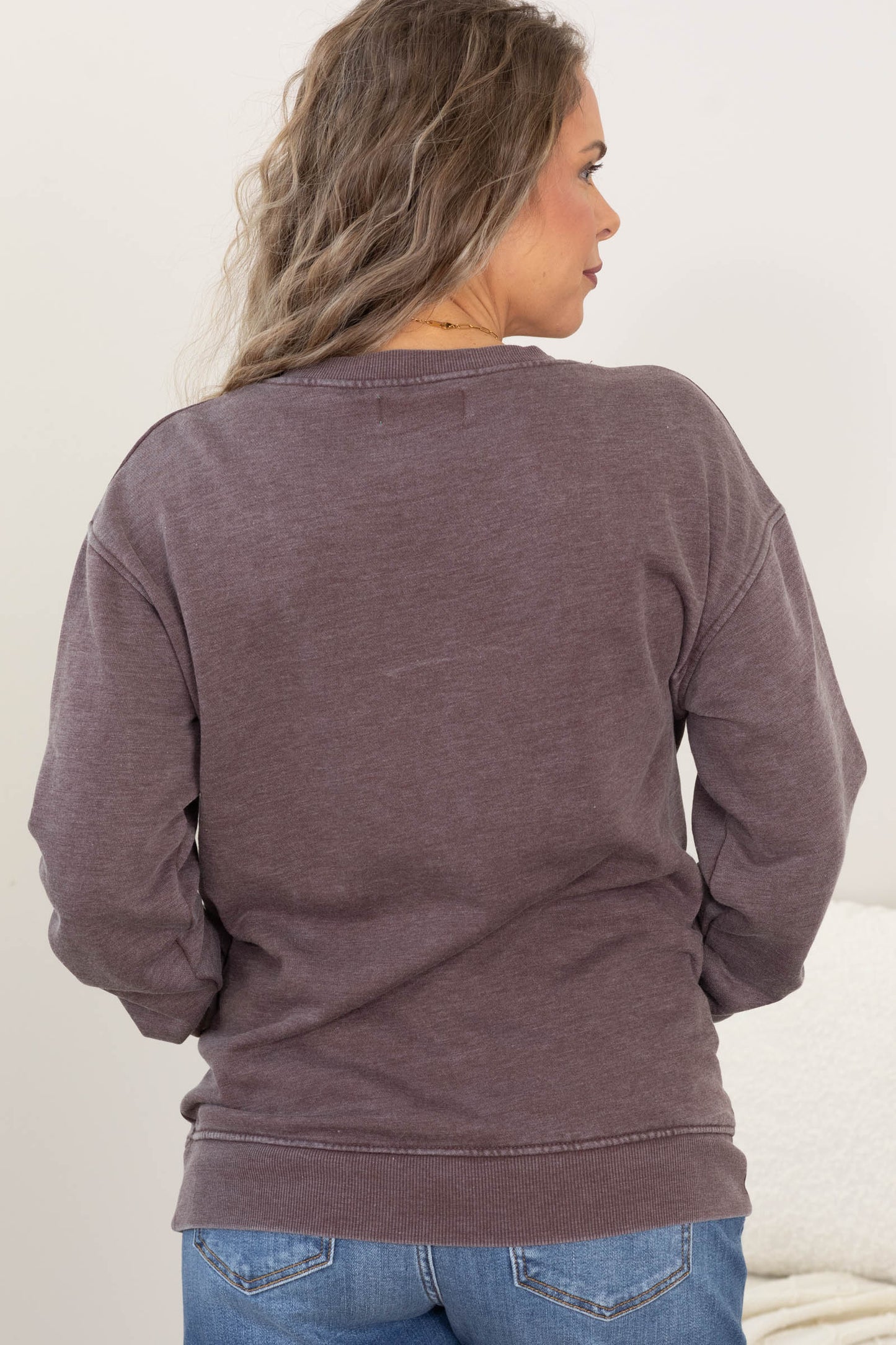 Women's Oversized Henley Waffle Top - V-Neck Long Sleeve Casual Knitwear Blouse (Green Minimalist Style)