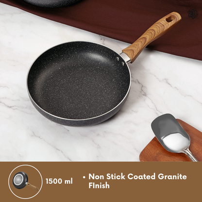 NON STICK GRAVEL COOKWARE SET 4PC