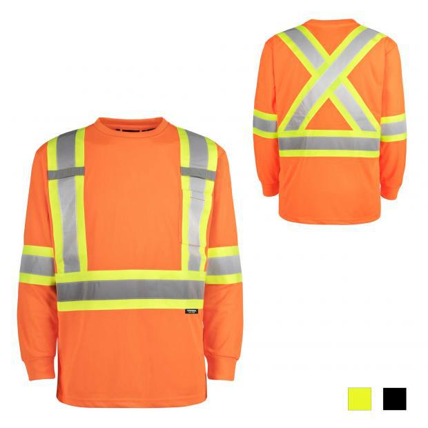 SHIRT ST908 High Visibility Hoodie Long Sleeve Safety Shirt