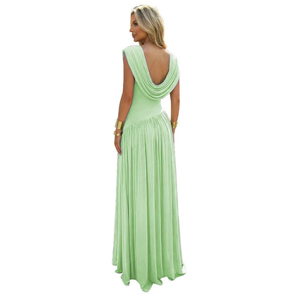 Women's Sleeveless Maxi Dress for Weddings and Parties