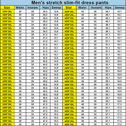 🔥Men's Slim Fit Stretch Golf Pants