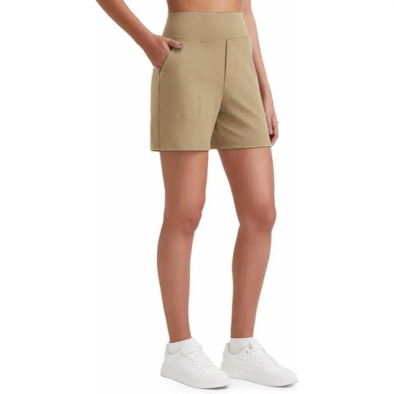 【LAST DAY SALE】Women’s High-Waisted Wide-Leg Comfort Shorts with Pockets