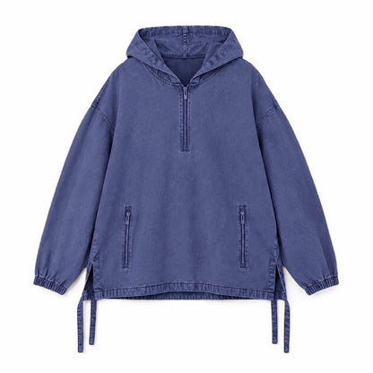 Unisex Cotton Washed Denim Hoodie