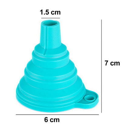 Silicone Funnel for Kitchen Use Oil Pouring Sauce Water Juice