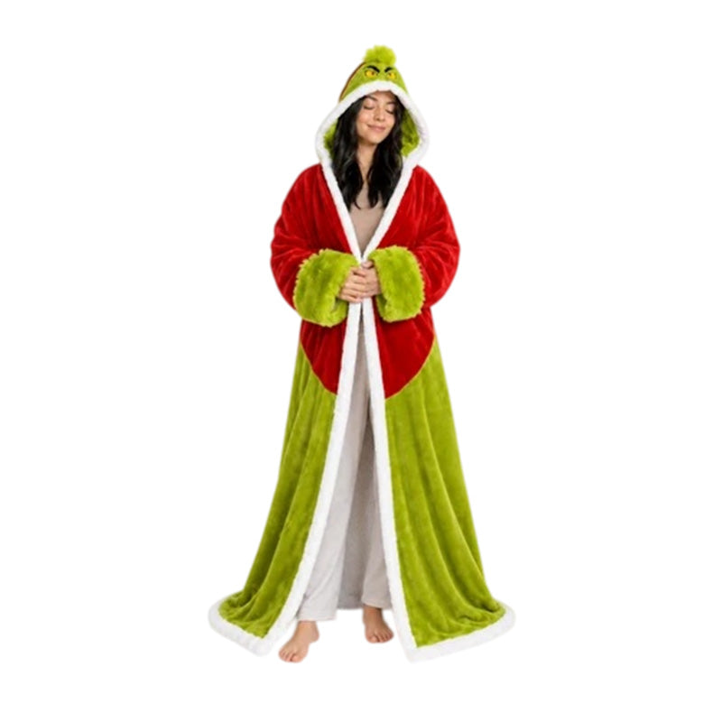 🔥Wearable Heated Blanket with Foot Pocket Sherpa🔥Overheat Protection & Auto Shut-Off