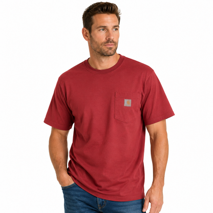 🔥CHT Men's K87 Workwear Loose Fit Heavyweight Short-Sleeve Pocket T-Shirt