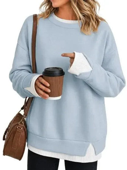 Women's Piece Layered Crewneck Sweatshirt