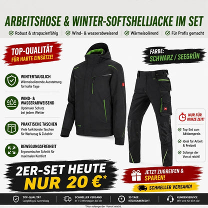 ☀️ WINTER-SALE IM SOMMER ❄️Softshelljacke × Bundhose motion 2026 Set