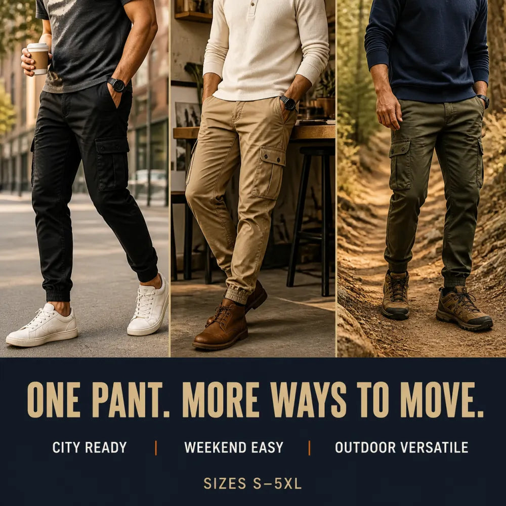 🔥 Men's Multi-Pocket Cargo Joggers