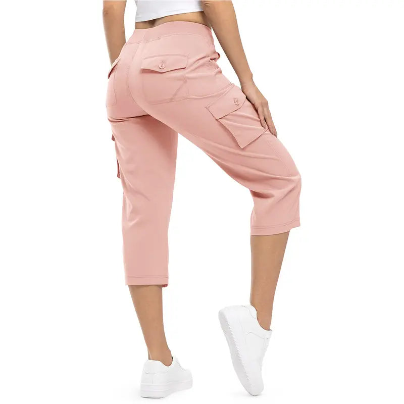 🔥Last Day:90% Off🔥Women's Cargo Capri Pants–Lightweight Loose Fit Pants-1