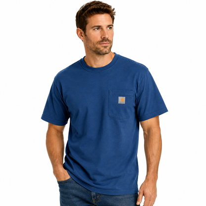 🔥CHT Men's K87 Workwear Loose Fit Heavyweight Short-Sleeve Pocket T-Shirt