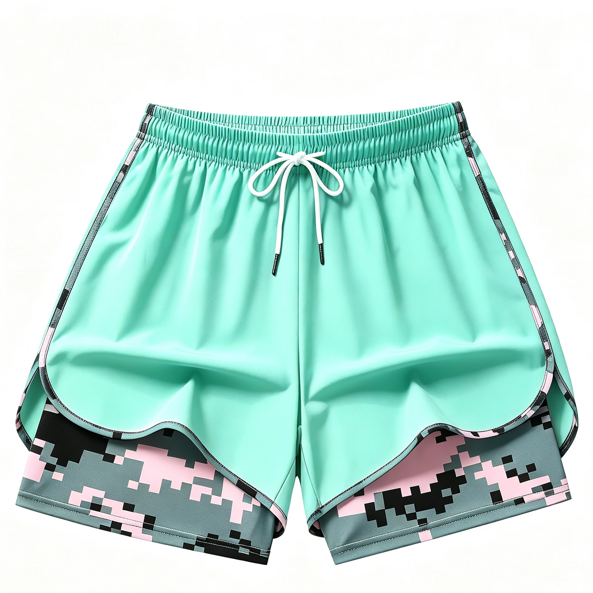 Women’s casual athletic shorts with pockets（1）