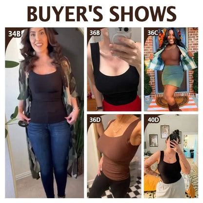🔥Built-In Comfort Bra Tank Top