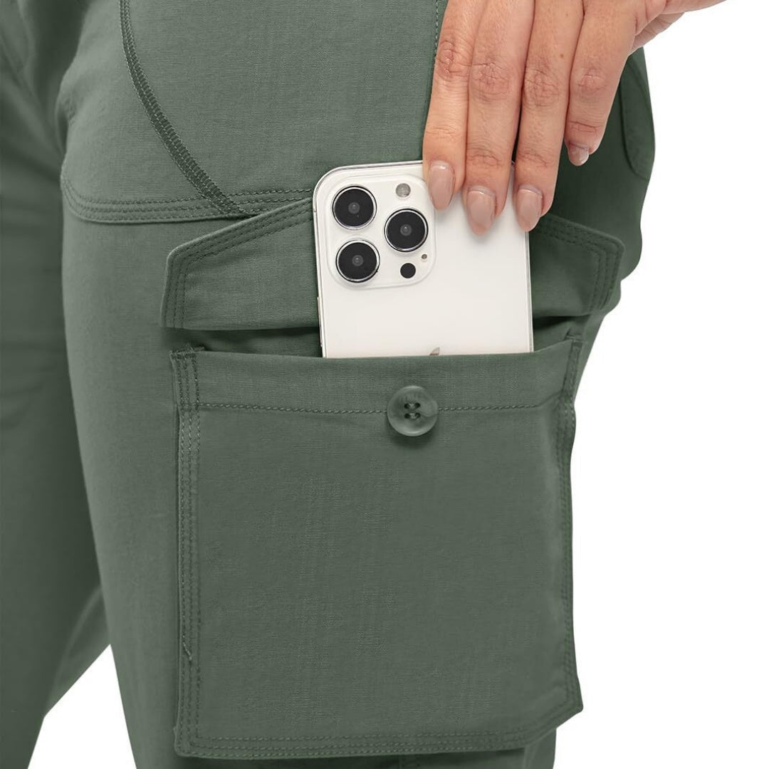 🔥Last day promotion-Women’s Loose Fit Lightweight Capri Cargo Pants – Casual 3/4 Trousers with 6 Pockets