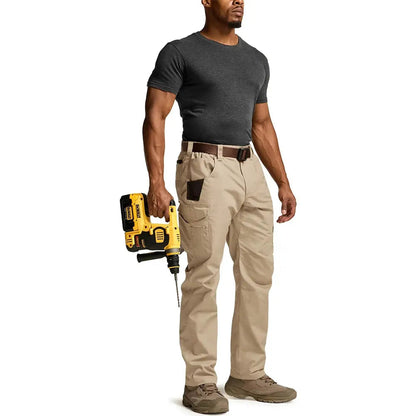 🔥Men's Ripstop Work Pants,Water Resistant Outdoor Tactical Pants