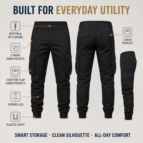 🔥 Men's Multi-Pocket Cargo Joggers