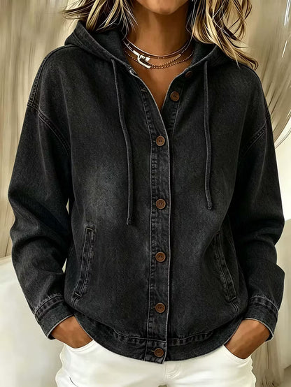 CLEARANCE SALE🔥 Effortless Chic Hooded Denim Jacket
