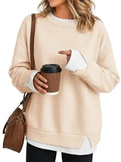 Women's Piece Layered Crewneck Sweatshirt