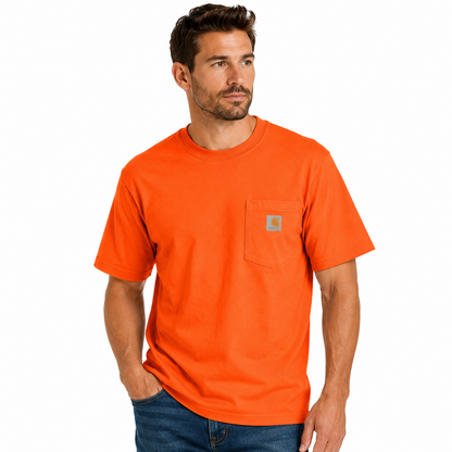 🔥CHT Men's K87 Workwear Loose Fit Heavyweight Short-Sleeve Pocket T-Shirt