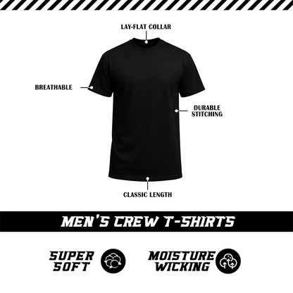 Men's Black Crew Neck T-Shirt