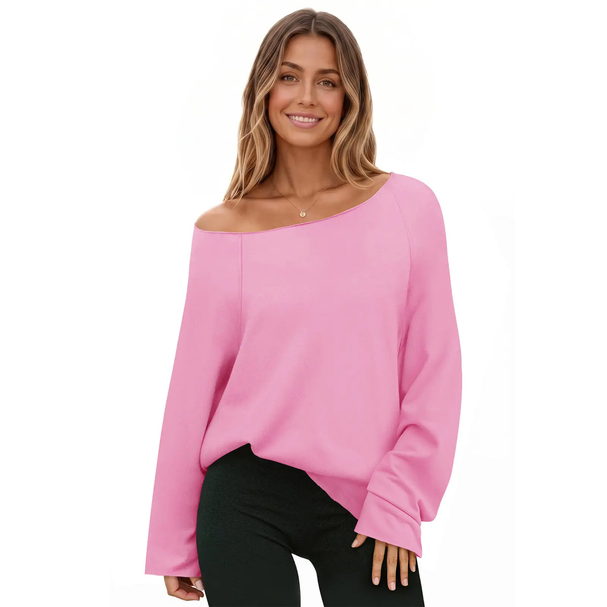 Women's Off the Shoulder Oversized Sweatshirt